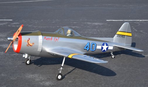 Phoenix P-47 - die alte Version mit Spw 163 cm - hier s. die kleinen Räder -75 mm.JPG